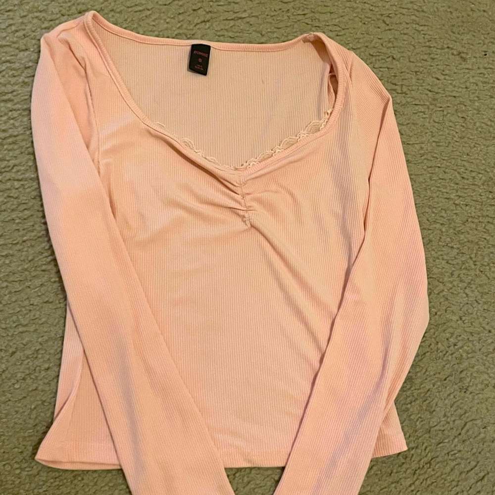 Pink Lace Top